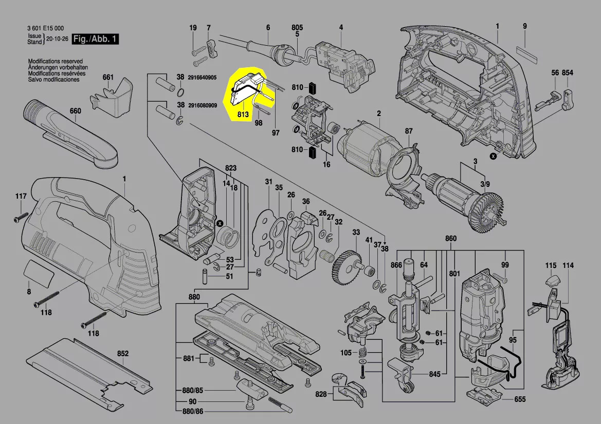 Variateur de vitesse réf. 1 607 233 406 Bosch